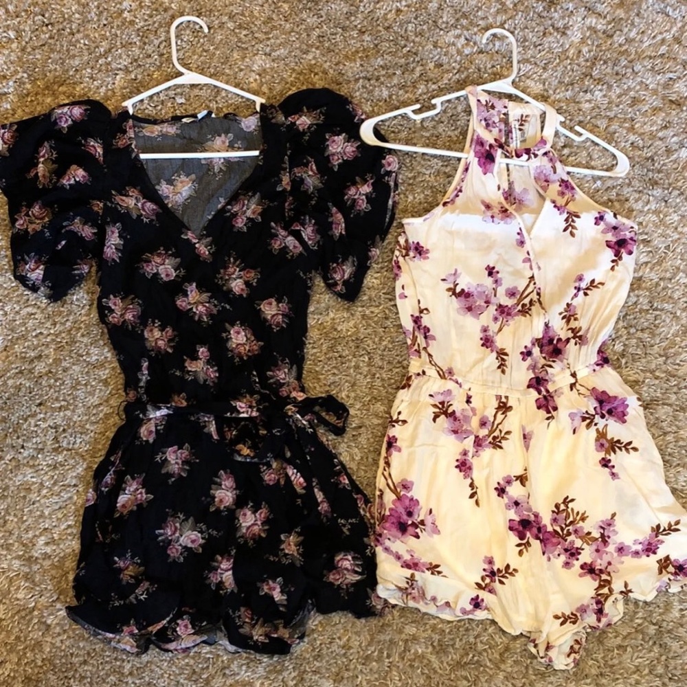 2 American Eagle Rompers Size small